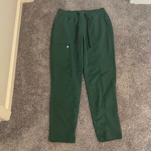 Fabletics Green Straight Leg Scrub Pants
